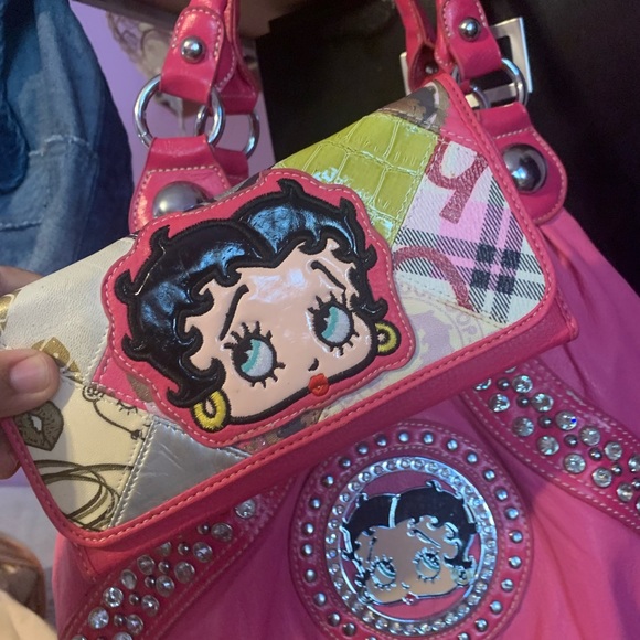 Rare beautiful Rose pink bettyboop with match wallet - Picture 3 of 3